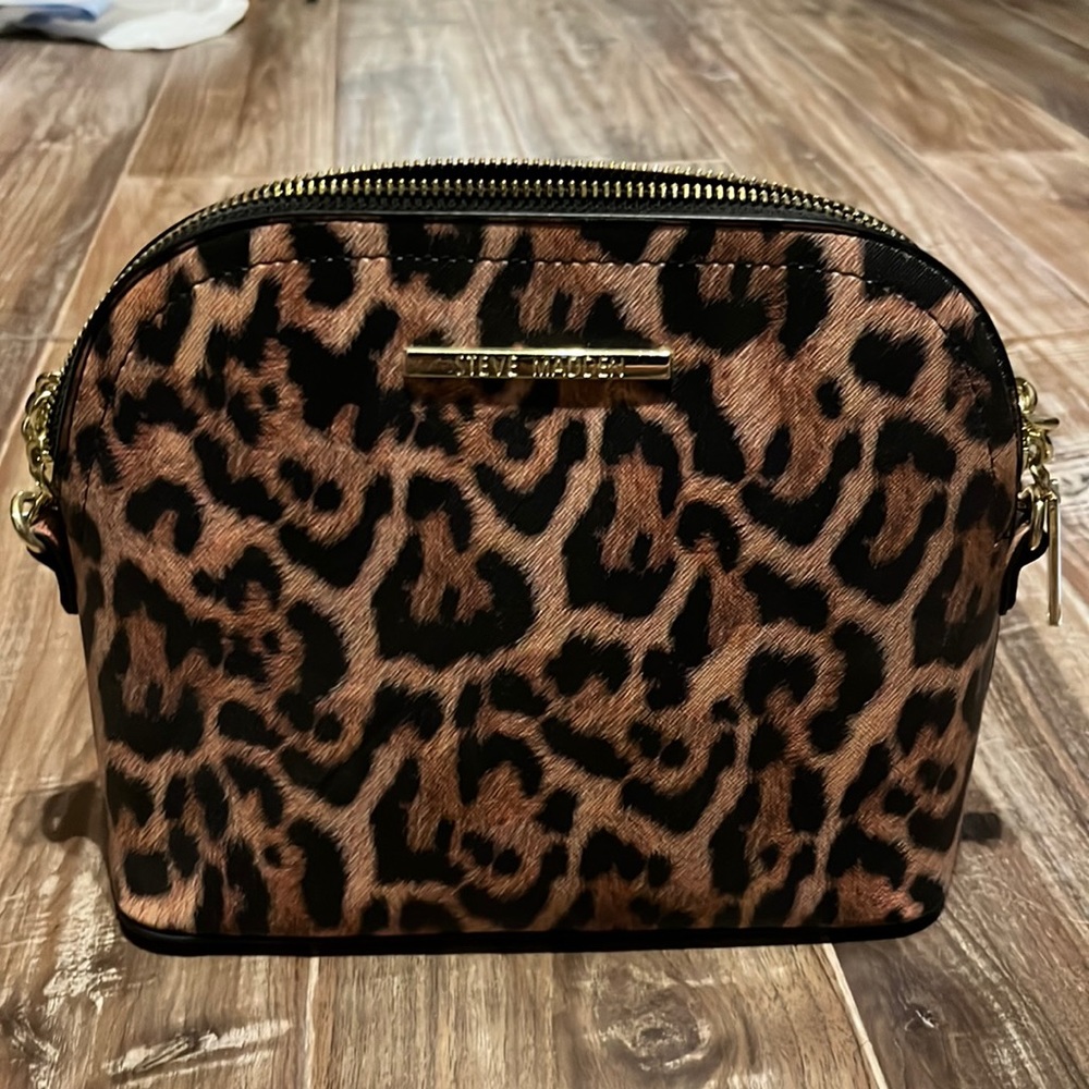 Steve Madden leopard purse used twice